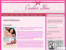 Tablet Screenshot of candaceshaw.net